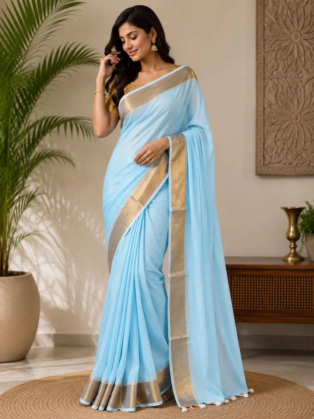 Trendy Cotton Saree