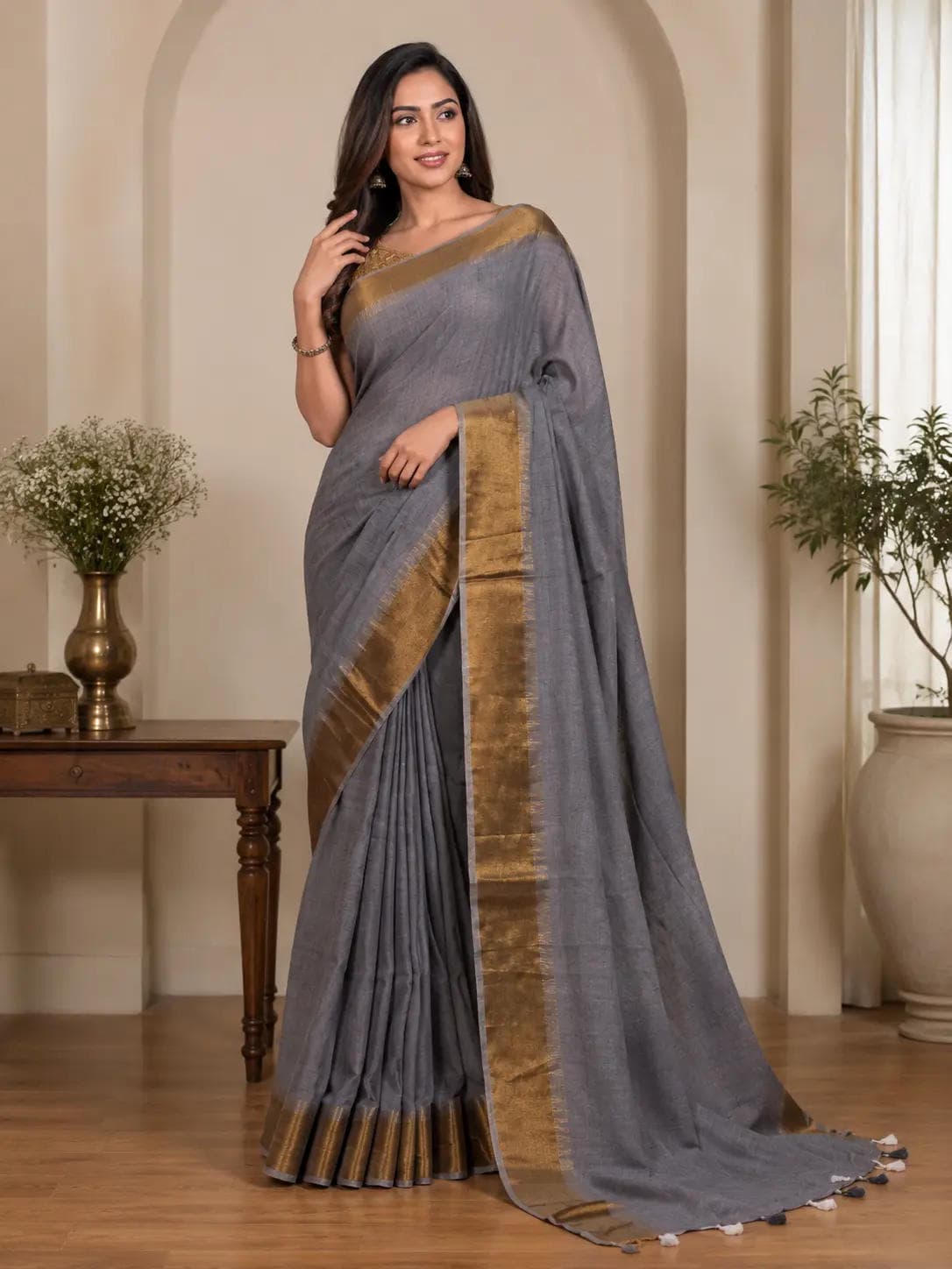 Trendy Cotton Saree