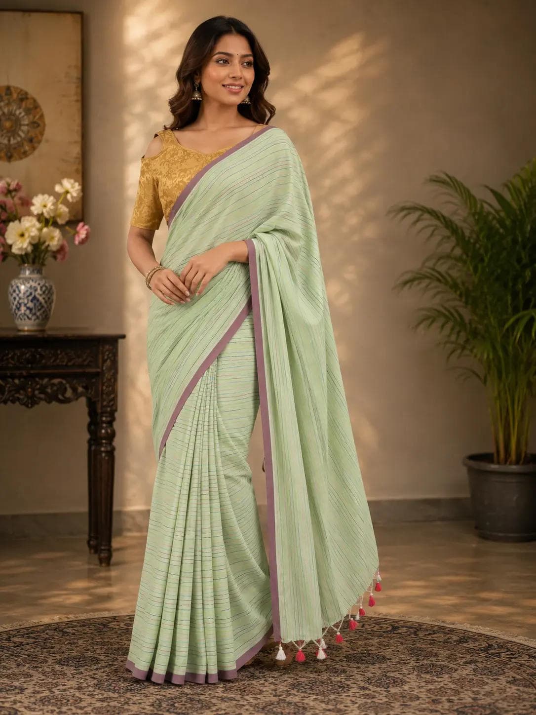 Trendy Cotton Saree