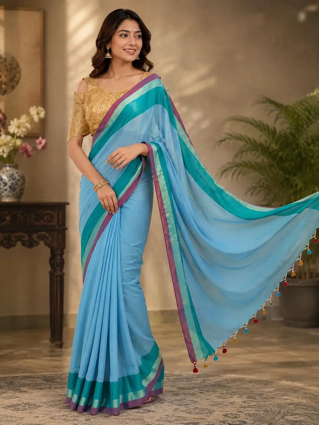 Trendy Cotton Saree