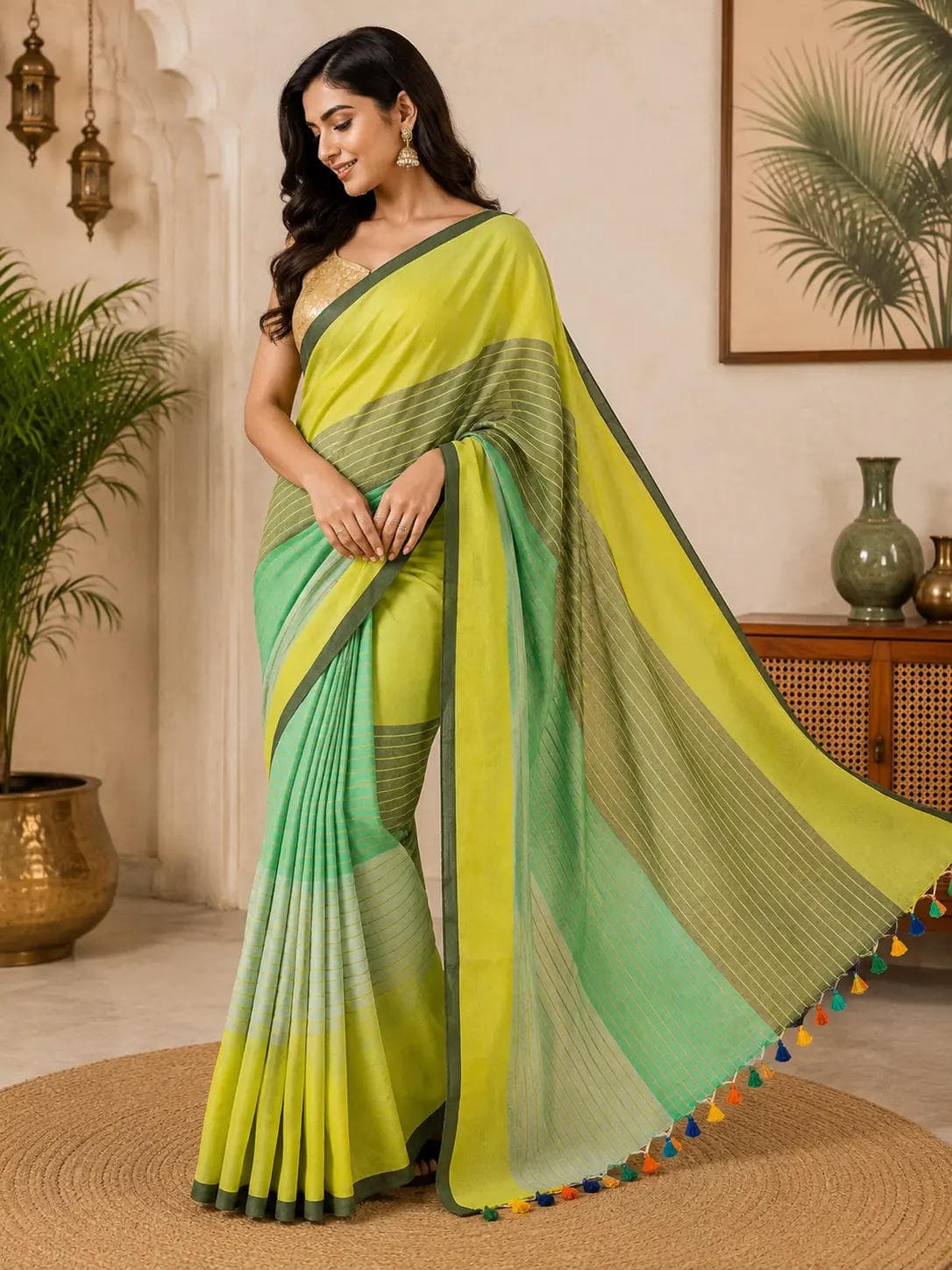 Trendy Cotton Saree