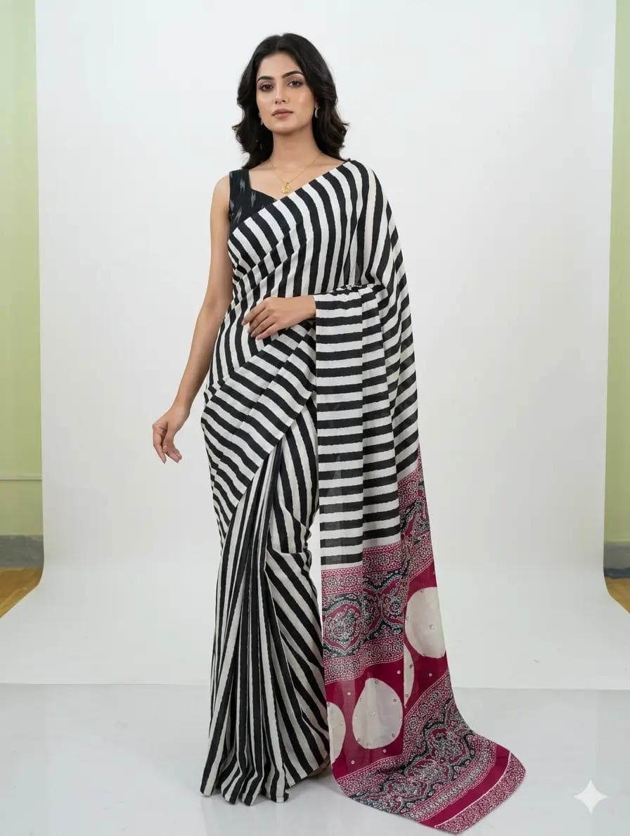 Designer Crepe Saree for Party & Festive Wear