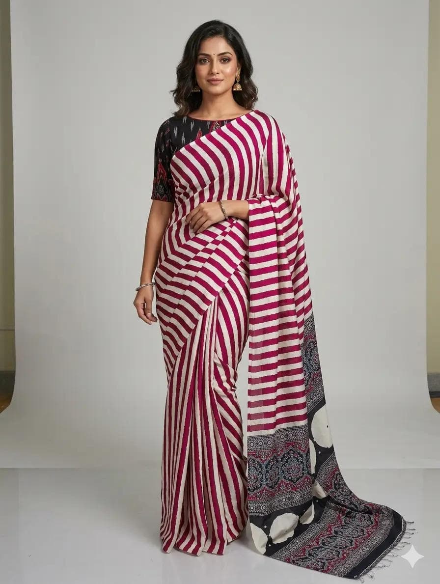 Designer Crepe Saree for Party & Festive Wear