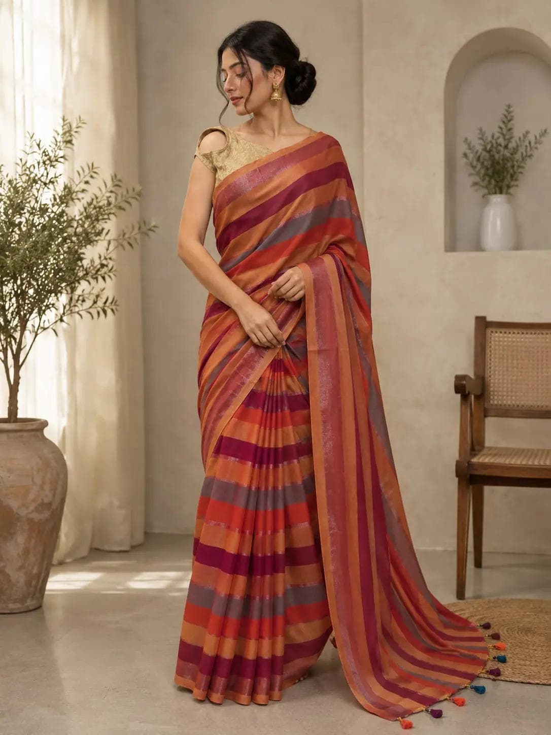 Trendy Cotton Saree